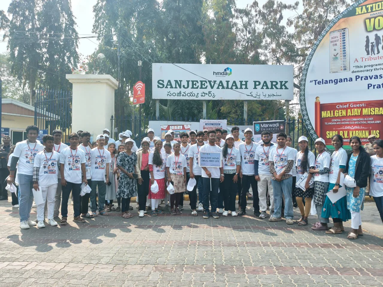 Join 5k Run Anti Drugs Awareness Program At Necklace Road on 24.01.2026 - 2